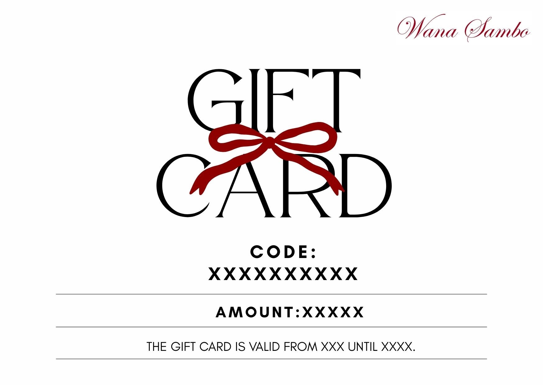 WS Gift Card